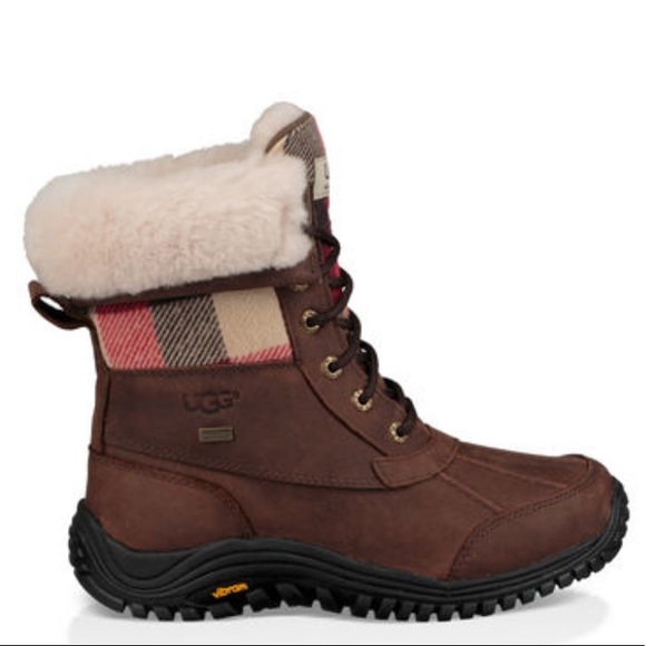 UGG Shoes - UGG adironack plaid faux fur lined waterproof boot ii